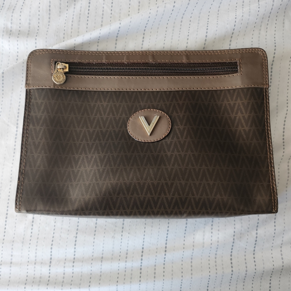 Mario Valentino Rare Vintage Leather Clutch